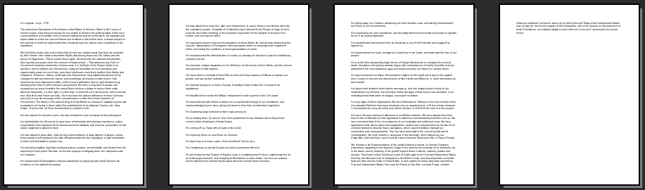 3 full printed pages with a few lines on a fourth page.