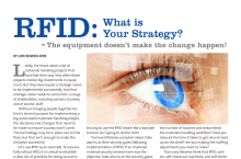 Screenshot of Lori's article titled 'RFID What is Your Strategy published in Strategic Library, Feb 2014